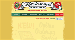 Desktop Screenshot of mariannasfundraisers.com